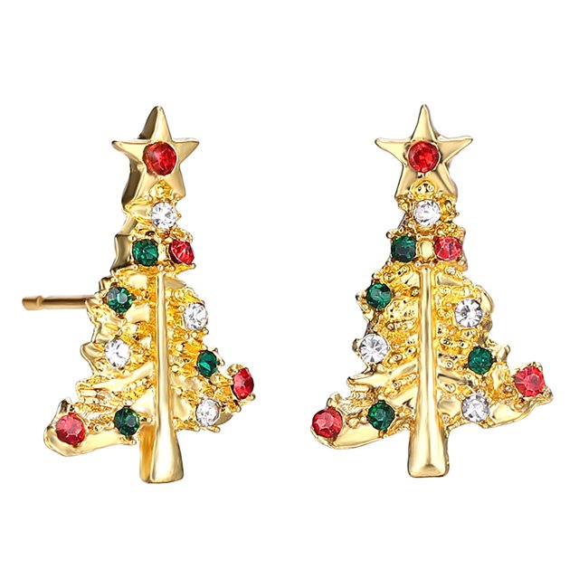 Pendientes de Navidad de dibujos animados de moda para mujer Pendientes de campana de Santa Wmkox8yi sjalhkljlk4519