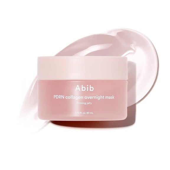 Abib PDRN Collagen Overnight Face Mask Firming Jelly 2.7 fl oz | Korean Sleeping Mask for Rejuvenation | Elasticity Boost & Plumping