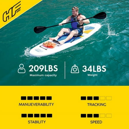 Bestway - Hydro-Force  Inflatable Stand Up Paddle Board SUP & Kayak - White