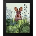 thumbnail image 2 of Fab Funky 20x24 Black Modern Framed Museum Art Print Titled - Cabbage Patch Rabbit 6, 2 of 5