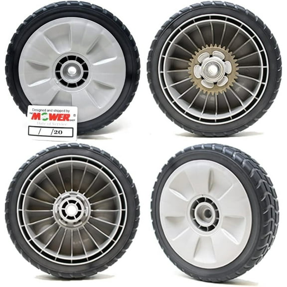 The Mower Shop HRR216 Wheel Set (Includes set of rear 42710-VE2-M02ZE and set of front 44710-VL0-L02ZB)…