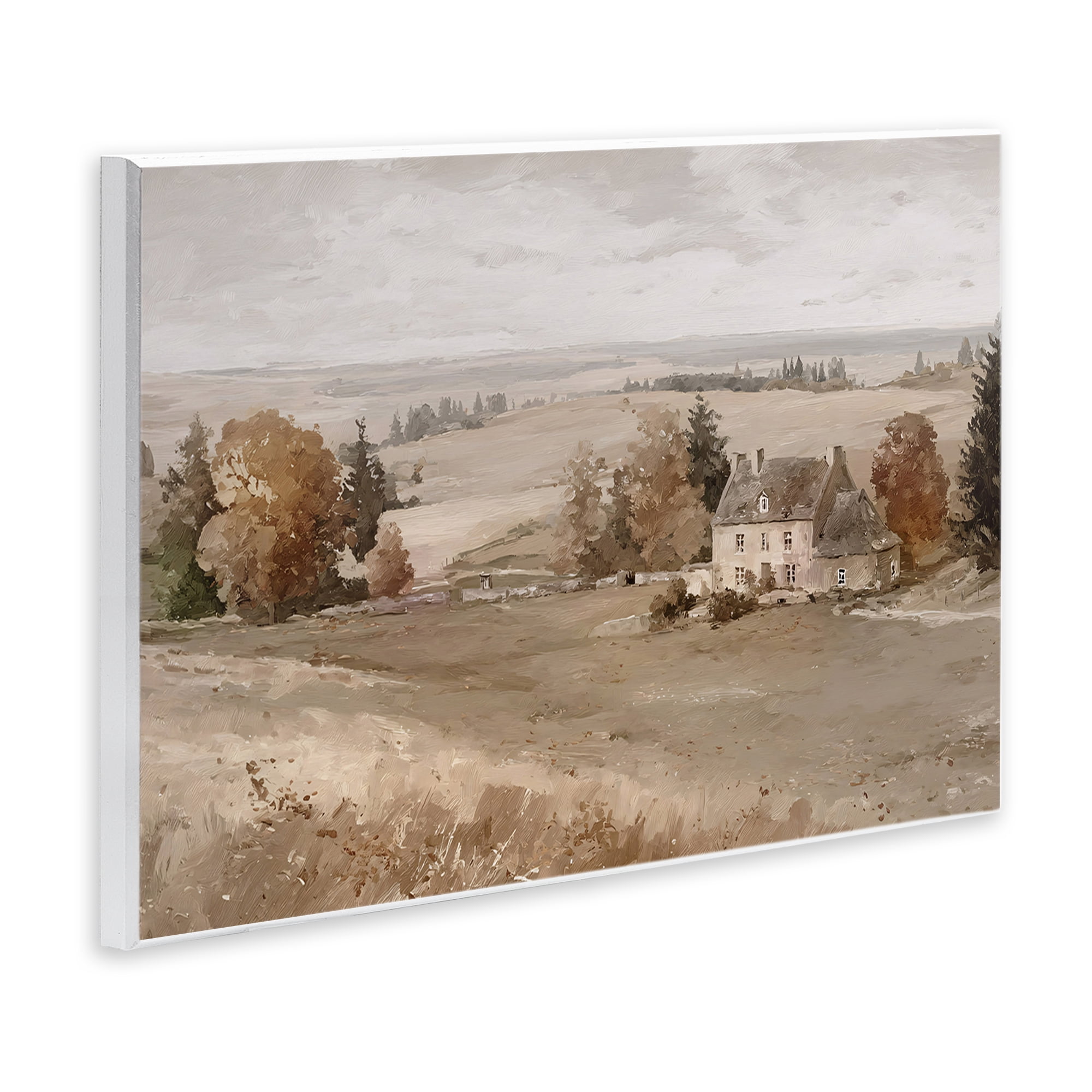 Stupell Industries Quaint Cottage in Countryside Wall Plaque Art, design by Jacky Ngan