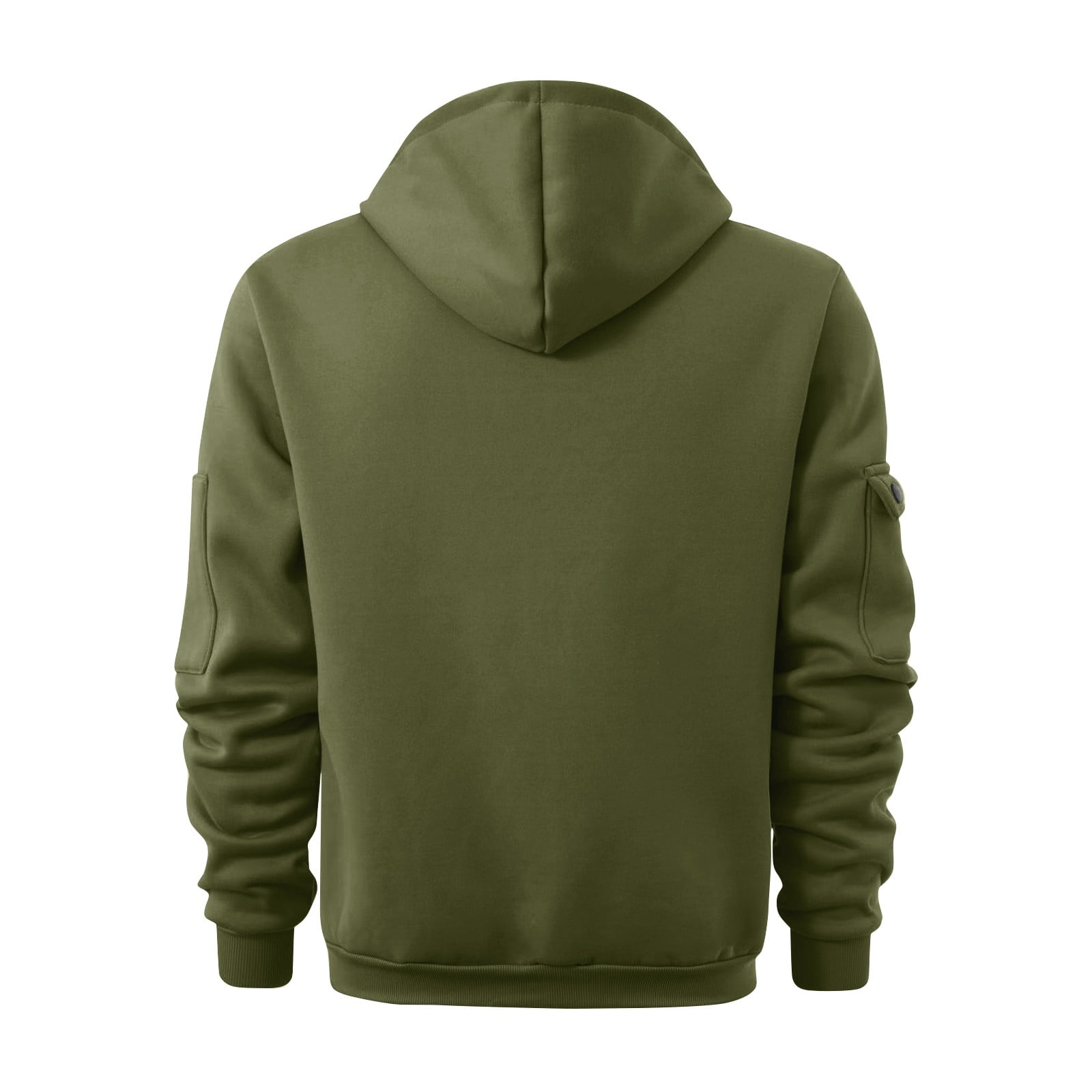 Big and Tall Hoodies for Men Quarter Zip up Tactical Pullover Fall Winter Hooded Sweatshirt with Pockets Mint Green 4XL