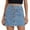 BH157 BU1, variant on Curuila Womens Denim Mini Skirts High Waist Fashion Solid Color Button Stretchy Short Skirts With Pockets Bu1 Size L