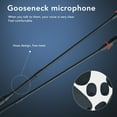 thumbnail image 3 of Microphone Col de Cygne, Microphone à Condensateur Col de Cygne en Alliage d'Aluminium pour les Réunions, 3 of 8