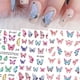 thumbnail image 5 of 10 hojas de pegatinas de mariposa para decoración de uñas, diseño autoadhesivo, puntas de manicura, decoración de uñas para mujeres y niñas, 5 of 6