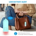 thumbnail image 4 of Keychain Alarm, 130dB Loud Personal Alarm with LED Flashlight Rechargeable Safety Alarm Keychain for Woman Kids Students Girls Elderly Blue 2PCS, 4 of 9