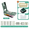 thumbnail image 1 of Vegetable Chopper, 14-in-1 Multi-function Kitchen, Stainless Steel Vegetable Chopper, Hand Grinder,potato And Fruit, 1 of 4