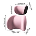 thumbnail image 3 of Car Headrest Lumbar Support Cushion 2025 New Car Lumbar Support Pillow And Car Neck Pillow Kit Ergonomic Car Seat Headrest Lumbar Cushion For Neck Back Pain R, 3 of 5