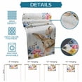 thumbnail image 6 of Bunny Easter Table Runner 108 Inches Long Farmhouse Dress Scarves, Spring Floral Blue Leaves Watercolor Dining Tablerunner for Coffee Table/Kitchen Island/Party Décor, 13" x 108", 6 of 8