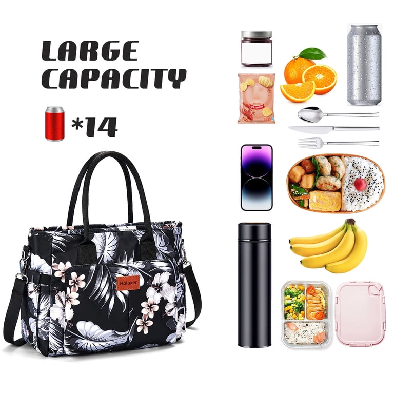 Insulated Lunch Tote Bag with Side Pockets photo 2