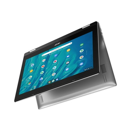 Acer Chromebook Spin 311 CP311-3H-K6XD - Flip design - MT8183 - Chrome OS - Mali-G72 MP3 - 4 GB RAM - 64 GB eMMC - 11.6" AHVA touchscreen 1366 x 768 (HD) - Wi-Fi 5 - pure silver - kbd: US