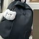 thumbnail image 4 of Mini mochila para mujer, pequeña bolsa de viaje colorida para verano preppy | Estilo universitario ligero de moda, 32x26cm, tirantes ajustables, duradero y resistente al agua, incluye colgante de, 4 of 7