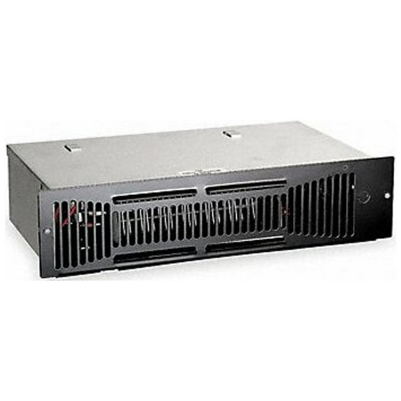 Dayton Electric Kickspace Heater, Recessed, 750/1500 W, 120V AC, Black 2YV10