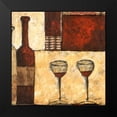 thumbnail image 2 of Bagnato, Judi 12x12 Black Modern Framed Museum Art Print Titled - Red Wine for Two, 2 of 5