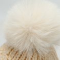 thumbnail image 5 of Bibifish Womens Cable Knit Balaclava Hat With Zipper & Pom Pom Soft Warm Windproof Hat Winter Outdoor Activities Practical Cozy Hats, 5 of 6