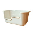 thumbnail image 1 of ZLight Cat Litter Box With Lid | Easy To Clean Modern | For Cats Rabbits Grey Self Cleaning Cat Litter Tray white,boxed 45*30*20cmlitter box, 1 of 6