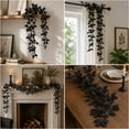 thumbnail image 3 of Fall Decor-Fall Decorations for Home-88.98in Plum Cimicifuga Seeded Garland - Artificial Leaf Garland Centerpieces for Tables Mantle -Autumn Thanksgiving Halloween Decoration for Indoor Wedding Room, 3 of 6