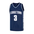 thumbnail image 4 of Camisetas de baloncesto Georgetown 3 Iverson JERSEY Costura Bordado Ropa deportiva al aire libre barata de alta calidad Película Azul gris 2024 nuevo, 4 of 4