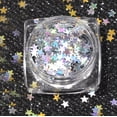 thumbnail image 5 of Silver Shine Star Nail Ornaments 3mm Sequins Colorful for Women Nail Decoration DIY Crafts, 5 of 5