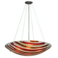 thumbnail image 7 of Meyda 144399 30 in. Metro Fusion Marina Glass Inverted Pendant, Amber, Beige, Smoke, Irid & Red, 7 of 7