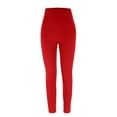 thumbnail image 3 of Baqcunre Yoga Pants Women Four Seasons Breathable Seamless Yoga Clothing Fitness Suit Sports Pants Womens Pants Compression Leggings For Women Workout Leggings For Women Red XL-XXL, 3 of 3