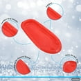 thumbnail image 2 of Superio Toboggan 2 Rider Snow Sled, Red (2 pack), 2 of 5