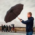 thumbnail image 3 of Hxlamzoo Parapluie Double Auto Pliant, 10 Os Renforcé Résistant au Vent, Style Business, Design Contrasté Intérieur et Extérieur, Double Parapluie pour Soleil et Pluie, 3 of 5