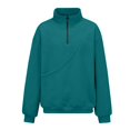 thumbnail image 4 of NMMUED Dog Pouch Sweatshirt 1/4 Zip Sweatshirt Women Pet Pouch Sweatshirt Womens Sweatshirts No Hood Cat Pouch Sweatshirt Plain Sweatshirt with Cat Pouch Navy XL, 4 of 5