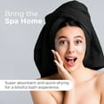 thumbnail image 5 of Martex Easy Living 6-Piece Cotton Towel Set, Soft & Quick-Dry Towels, Black, 5 of 11