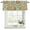Green, variant on Teal Green Boho Floral Curtain Valances for Windows, Kitchen Valance Window Treatments Panel 2 Pack, Vintage Abstract Art Ethnic Flowers Rod Pocket Short Curtains for Bathroom Bedroom 60 x 18 Inch