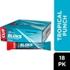 CLIF BLOKS Tropical Punch Flavor with Caffeine Plant Based Energy Chews, 18ct
