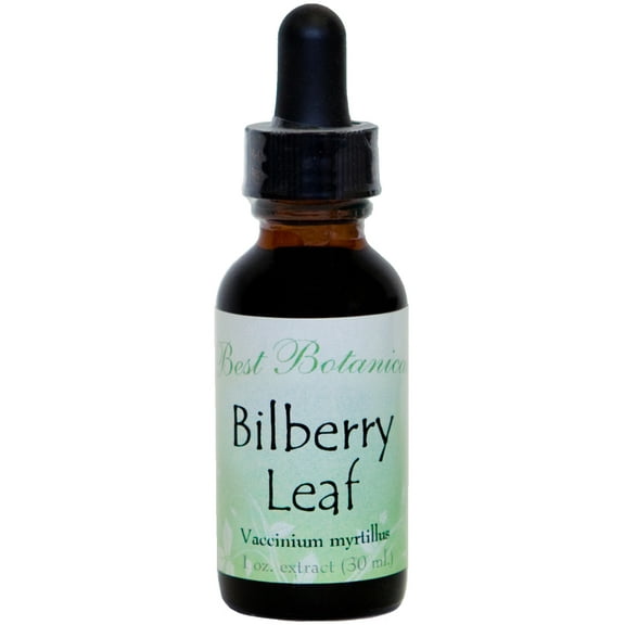 Best Botanicals Bilberry Leaf Extract 1 oz.