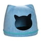 thumbnail image 2 of Casa de fieltro para gatos, extraíble, acogedora, con cremallera, cama cálida para gatos Azul, 2 of 9