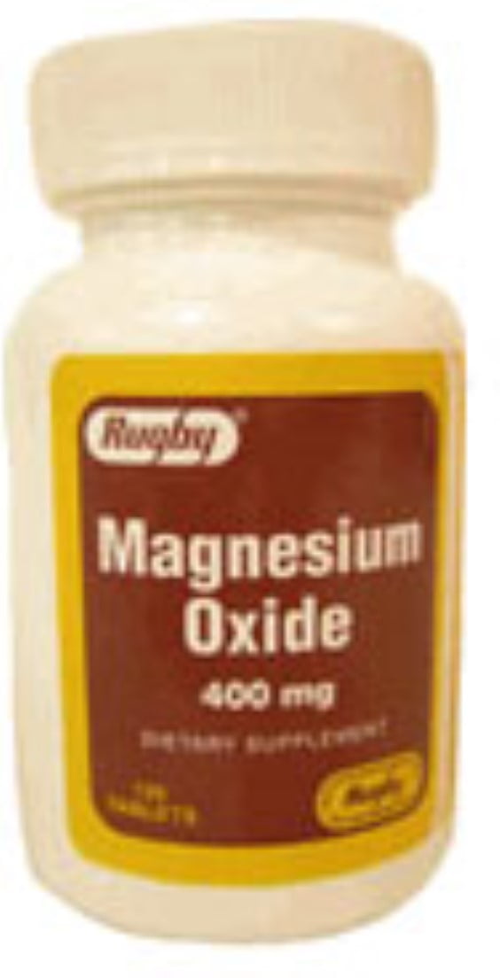 Magnesium Oxide 400Mg Tab Magnesium Oxide400 Mg White 120 Tablets Upc