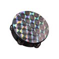 thumbnail image 3 of Drum Tambourine Professional Durable Rhythm Handbell Unique Musical Instrument Handheld Wooden for Party Concert Showing 8 Inch Style A, 3 of 8