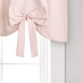 thumbnail image 3 of Cortina de ventana con cenefa Lush Decor Melody Bow Blush, 45 x 132 cm, 3 of 4