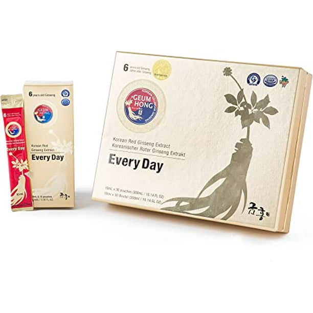 GeumHong Korean Panax Red Ginseng Extract Everyday Extra Strength