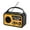 Orange, variant on 16000mah Emergency Radio Solar Hand Crank Radio With BT LED Flashlight Power Bank SOS Alarm AM/FM Portable Radio ,Portable