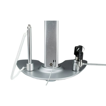 CTA Digital - Dual Security Kiosk Stand with Locking Case and Cable for iPad 10.2-Inch 7th Generation