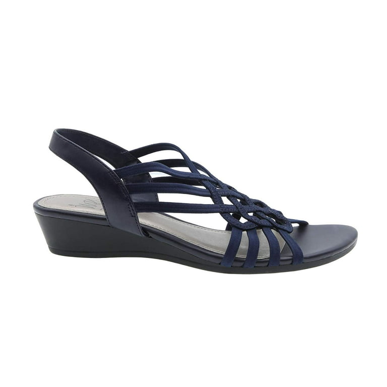 Impo roma stretch hotsell slingback wedge sandals