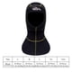 thumbnail image 4 of Gorro de buceo Toystoory DH-321 de nailon de 3 mm color sólido para Snorkel natación, 4 of 6