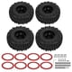 thumbnail image 1 of Neumáticos De Goma Delanteros Y Traseros, 4 Uds. Neumáticos RC Y Juego De Llantas De Rueda Mejor Agarre Resistente Duradero Para SENTON Para Coche 1/10 RC Cergrey 6 Spoke Wheel Rims and Rubber Tires, 1 of 8
