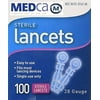 MEDca Twist Top Lancets 30 Gauge, Sterile, 100 Lancets