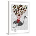 thumbnail image 3 of Marmont Hill "Ostrich and Butterflies" Framed Painting Print, 3 of 5