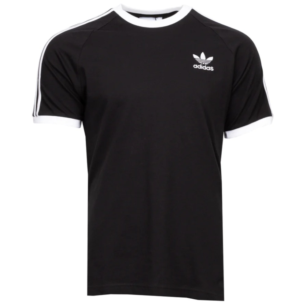 Adidas 3-Stripes California Men's Short Sleeve T-Shirt Grey photo 2