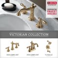 thumbnail image 4 of Delta Victorian Double Robe Hook, Champagne Bronze, 4 of 5