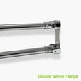 thumbnail image 5 of Naiture 60'' Stainless Steel Double Straight Shower Curtain Rod, Chrome Finish, 5 of 9