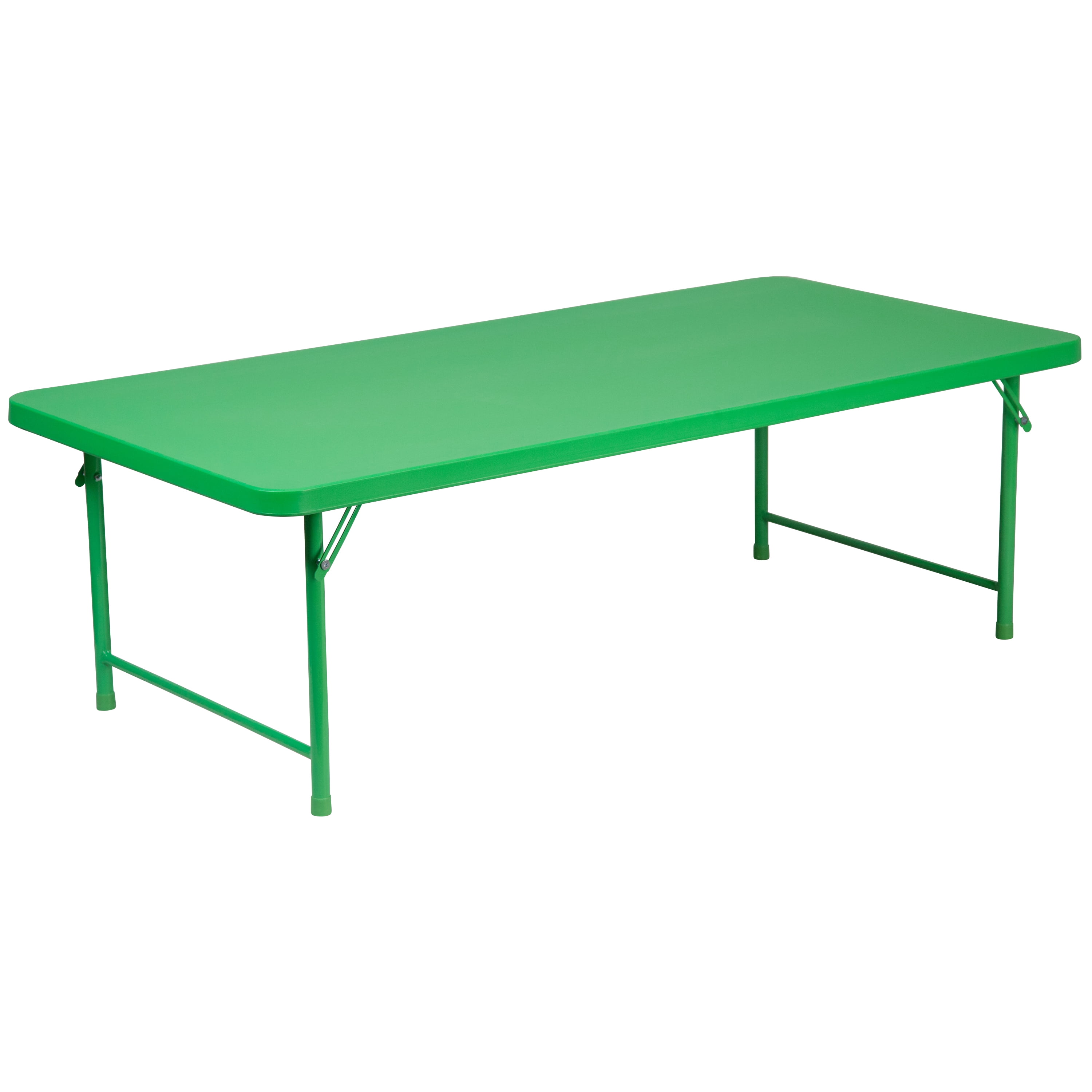 Flash Furniture 5Foot Kid's Green Plastic Folding Table
