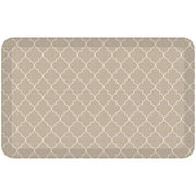 NewLife by GelPro Anti-Fatigue Designer Comfort Kitchen Floor Mat, 20"x32" , Lattice Tan Stain Resistant Surface with 3/4” Thick Ergo-foam Core for Health and Wellness